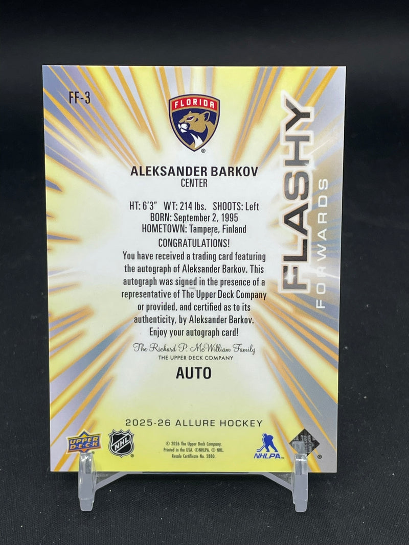 2025 UPPER DECK ALLURE - FLASHY FORWARDS - A. BARKOV -
