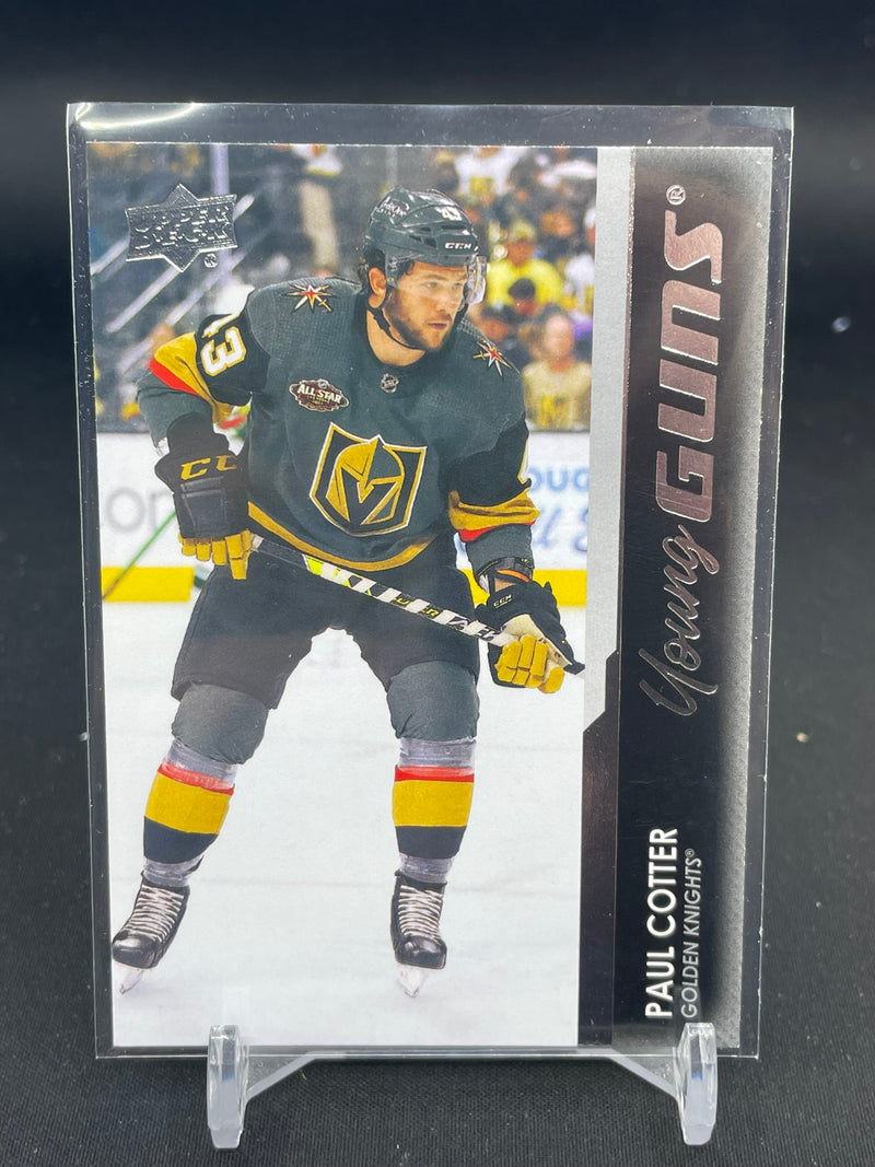 2021 UPPER DECK EXTENDED SERIES - YOUNG GUNS - P. COTTER -