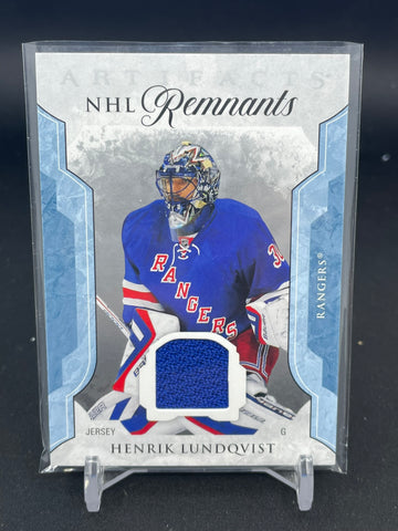 2023 UPPER DECK ARTIFACTS - NHL REMNANTS - H. LUNDQVIST - #NR-HL - RELIC