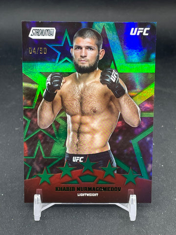 2025 TOPPS STADIUM CLUB - GREEN FOIL - SPECIAL FORCES - K. NURMAGOMEDOV - #SF-26 - #'D/50