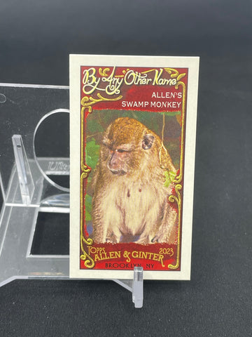 2023 TOPPS ALLEN & GINTER - BY ANY OTHER NAME - ALLEN'S SWAMP MONKEY - #BAN-4
