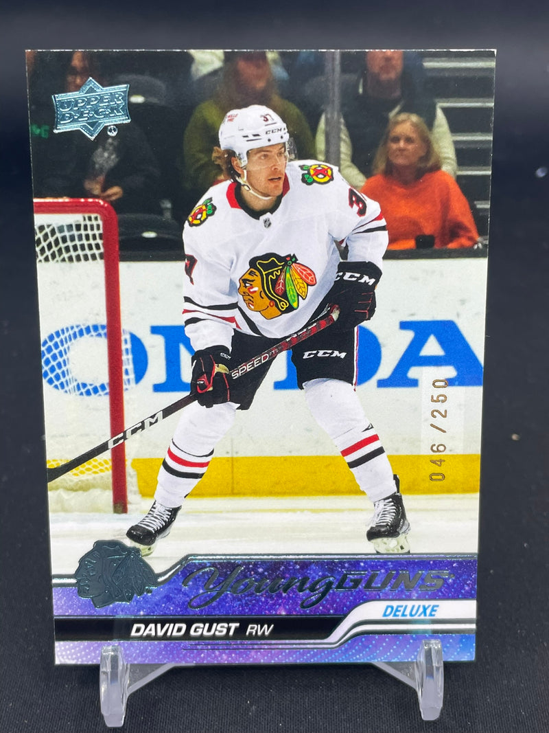 2023 UPPER DECK SERIES ONE - DELUXE - YOUNG GUNS - D. GUST - #218 - #'D/250 - RC