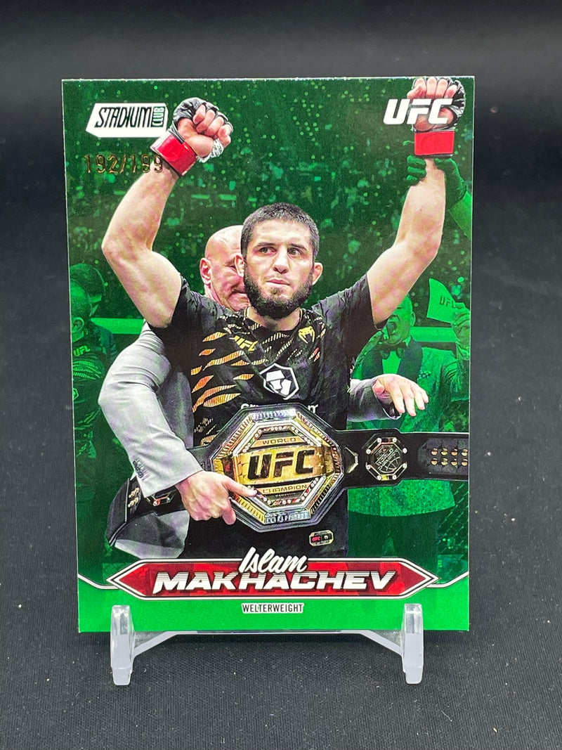 2025 TOPPS STADIUM CLUB - GREEN FOIL - I. MAKHACHEV - #1 - #'D/199