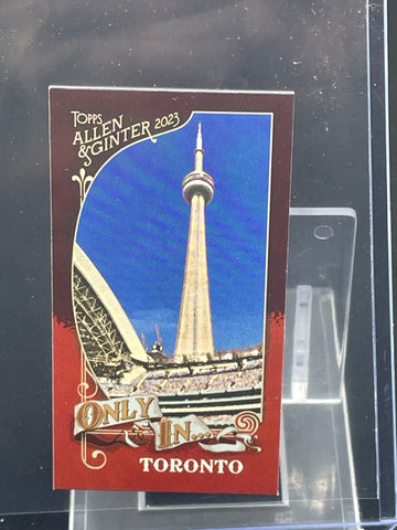 2023 TOPPS ALLEN & GINTER - ONLY IN ... - TORONTO - #OI-29