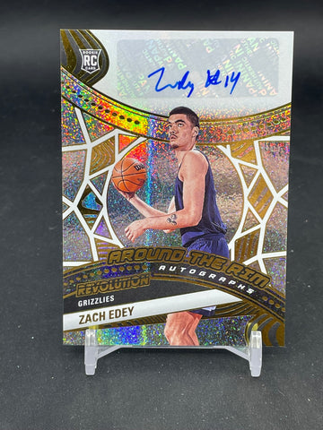 2024 PANINI REVOLUTION - AROUND THE RIM  - Z. EDEY - #ATR-ZAC - AUTOGRAPH - RC