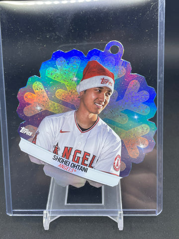 2023 TOPPS HOLIDAY - ORNAMANENT CARD - S. OHTANI - #MLBDC-2 - (LARGE BOX TOPPER)