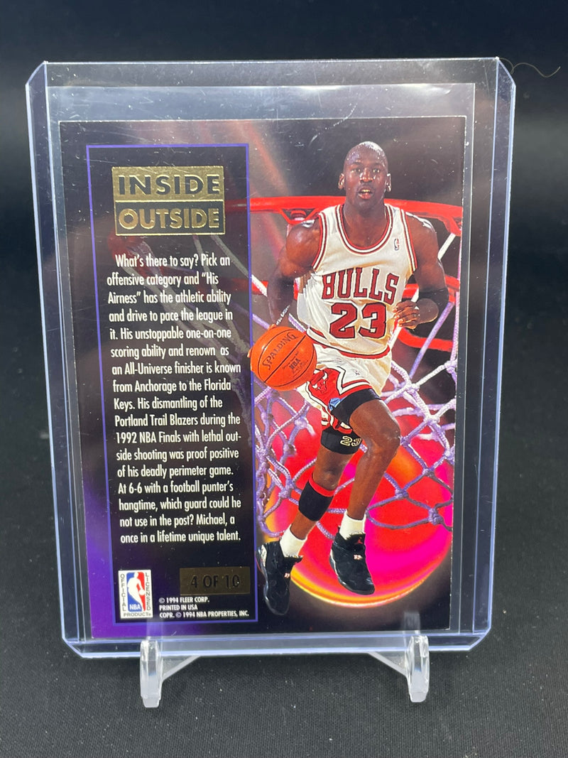 1993 FLEER ULTRA - INSIDE OUTSIDE - M. JORDAN -