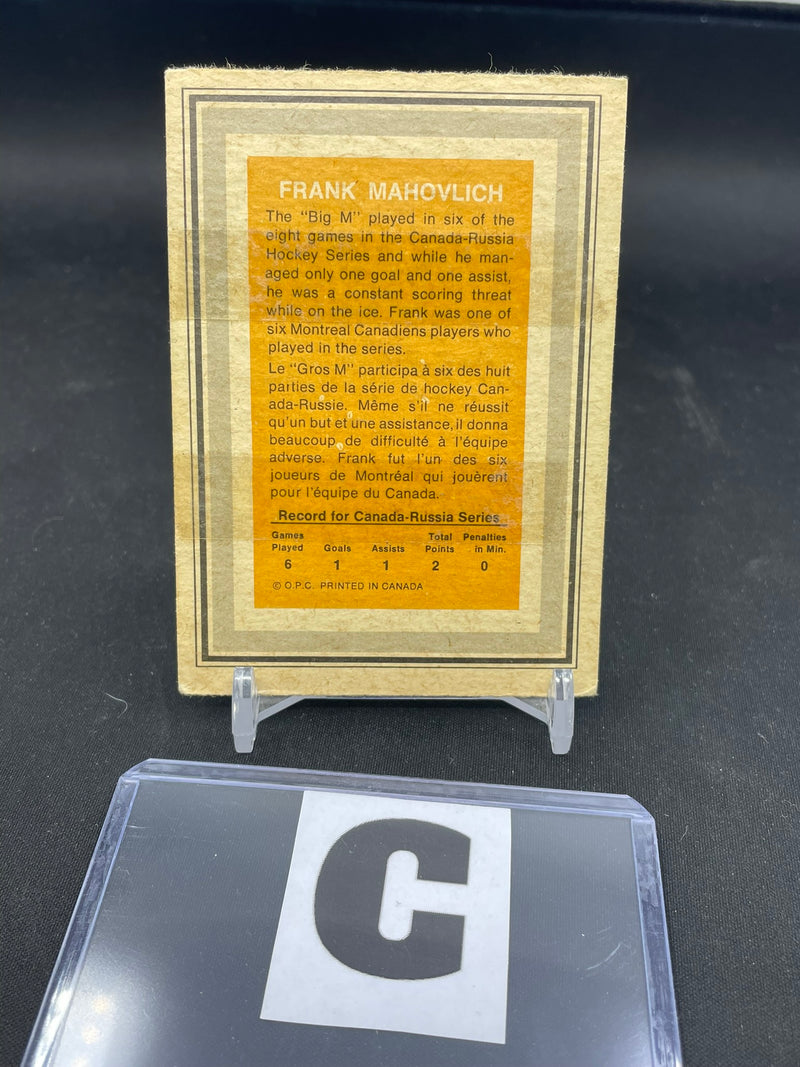 1972 O-PEE-CHEE - TEAM CANADA - F. MAHOVLICH