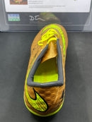 NEYMAR JR. SIGNED SPECIAL EDITION GOLD NIKE HYPERVENOM BOOT