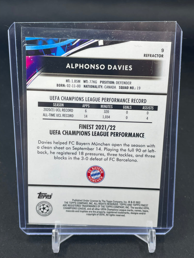 2022 TOPPS FINEST - REFRACTOR - A. DAVIES -