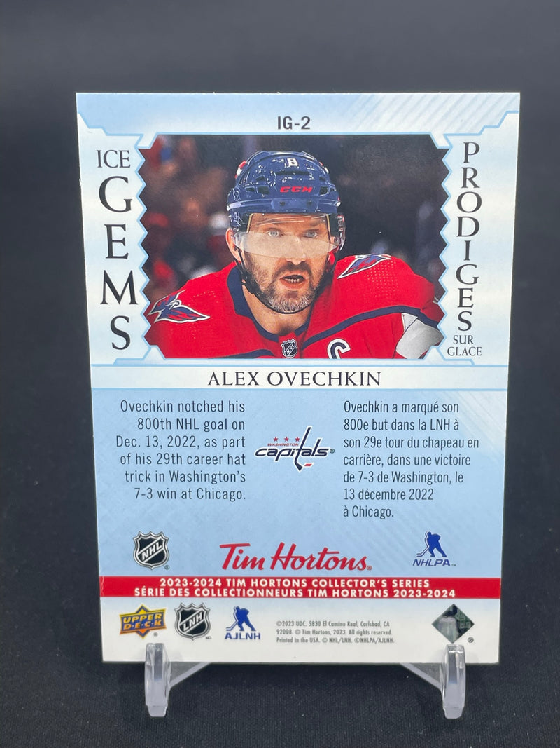 2023 UPPER DECK TIM HORTONS - ICE GEMS - A. OVECHKIN -