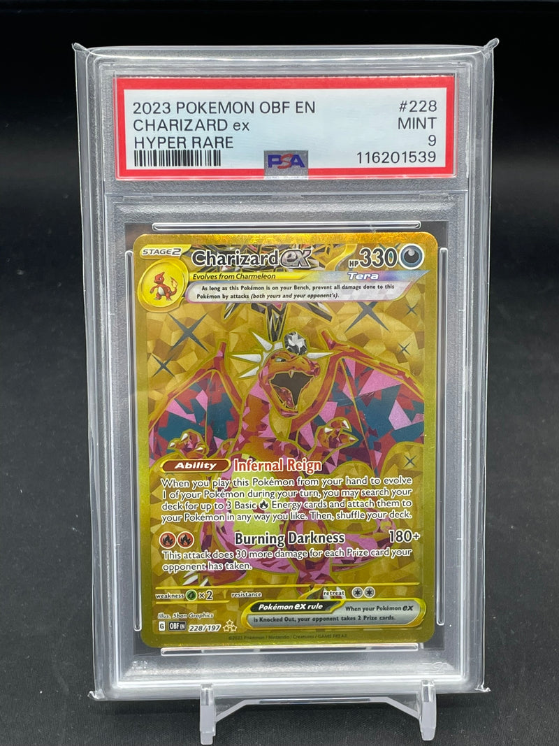 POKEMON - OBSIDIAN FLAMES - CHARIZARD EX - HYPER RARE -