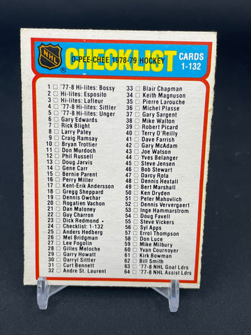 1978 O-PEE-CHEE - CHECKLIST - #24