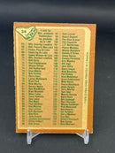 1978 O-PEE-CHEE - CHECKLIST -