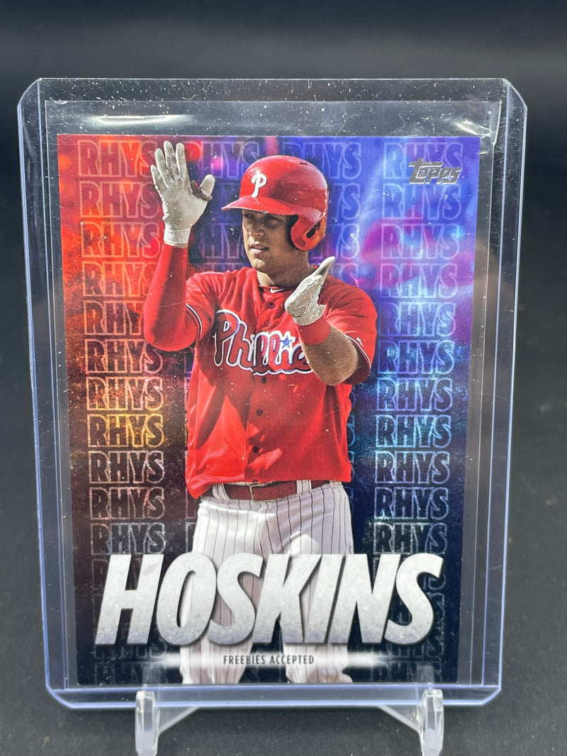 2020 TOPPS SERIES ONE - BLACK - RHYS HOSKINS HIGHLIGHTS - #RH-12 - #'D/299