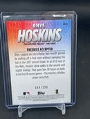 2020 TOPPS SERIES ONE - BLACK - RHYS HOSKINS HIGHLIGHTS - #RH-12 - #'D/299