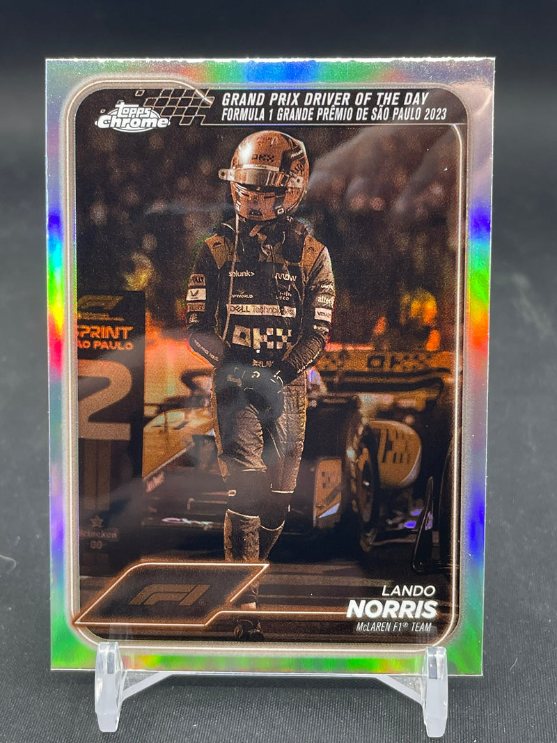 2024 TOPPS CHROME F1 - SEPIA - L. NORRIS -