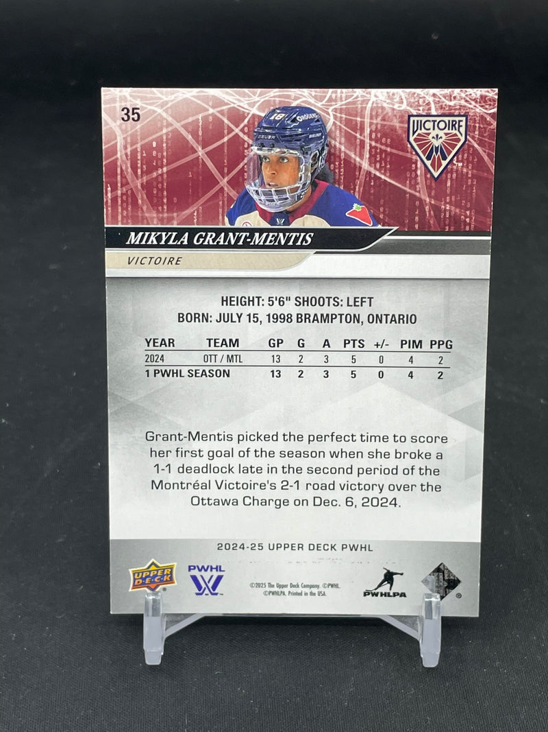 2024-25 UPPER DECK PWHL - UD EXCLUSIVE - M. GRANT-MENTIS - #35 - #'D/100