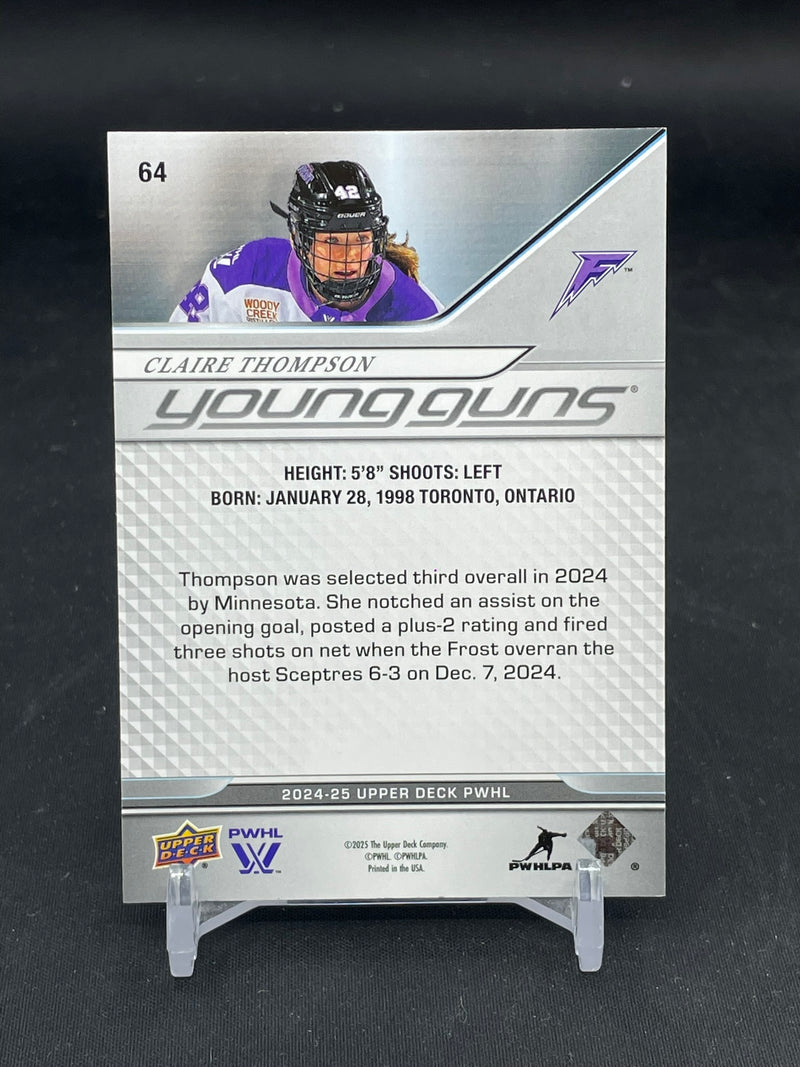 2024-25 UPPER DECK PWHL - DELUXE - YOUNG GUNS - C. THOMPSON - #64 - #'D/250
