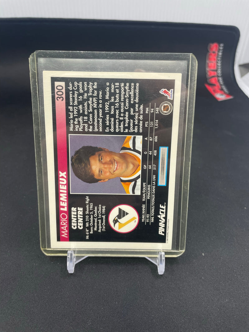 1992 SCORE PINNACLE - M. LEMIEUX -