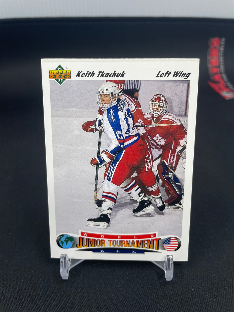 1991 UPPER DECK - WORLD JUNIOR TOURNAMENT - K. TKACHUK -
