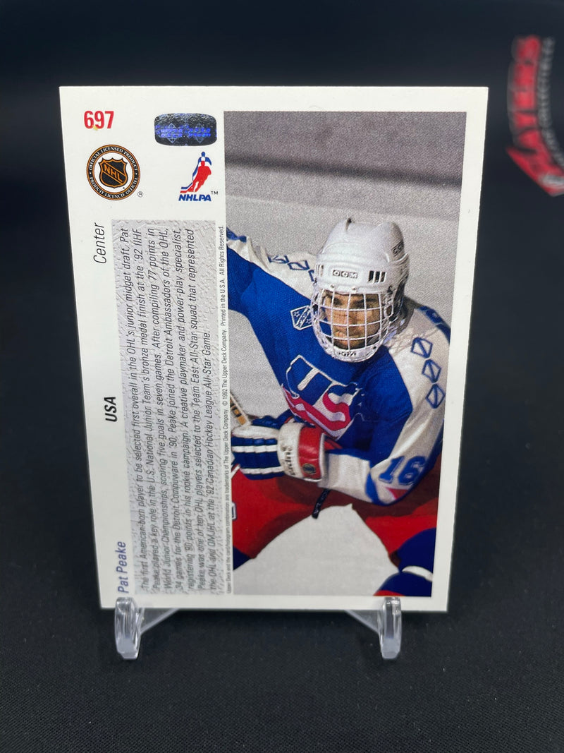 1991 UPPER DECK - WORLD JUNIOR TOURNAMENT - P. PEAKE -