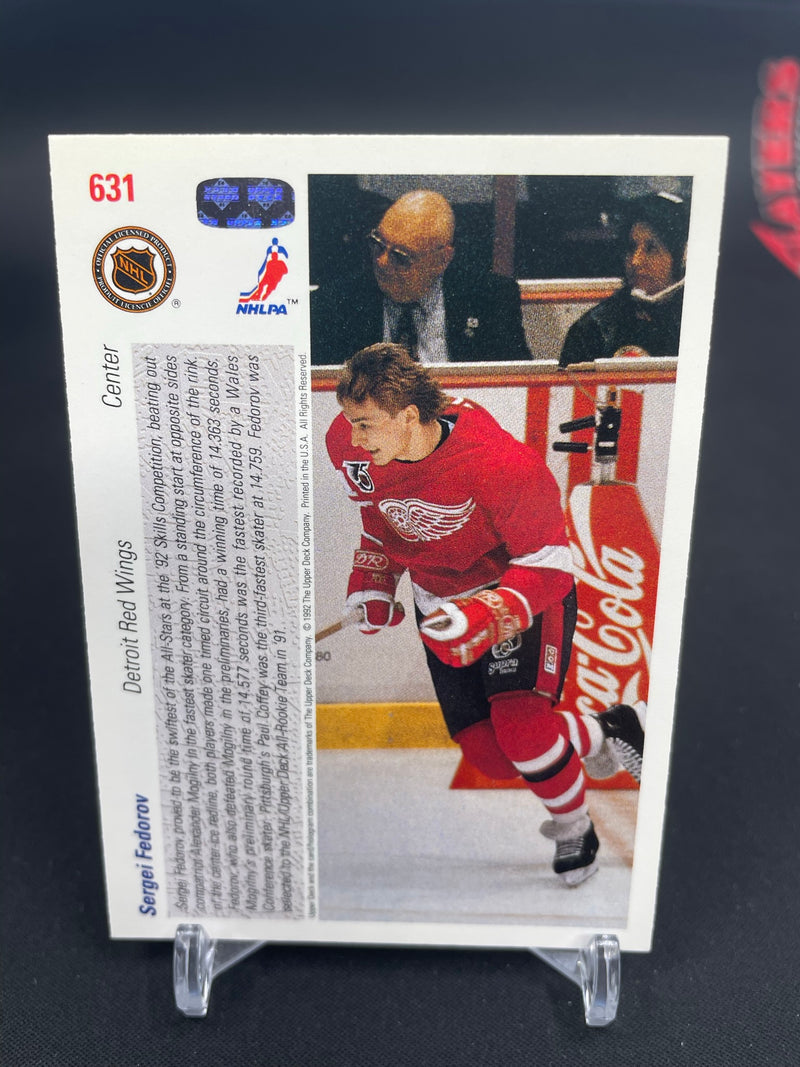 1991 UPPER DECK - FASTEST SKATER - S. FEDOROV -