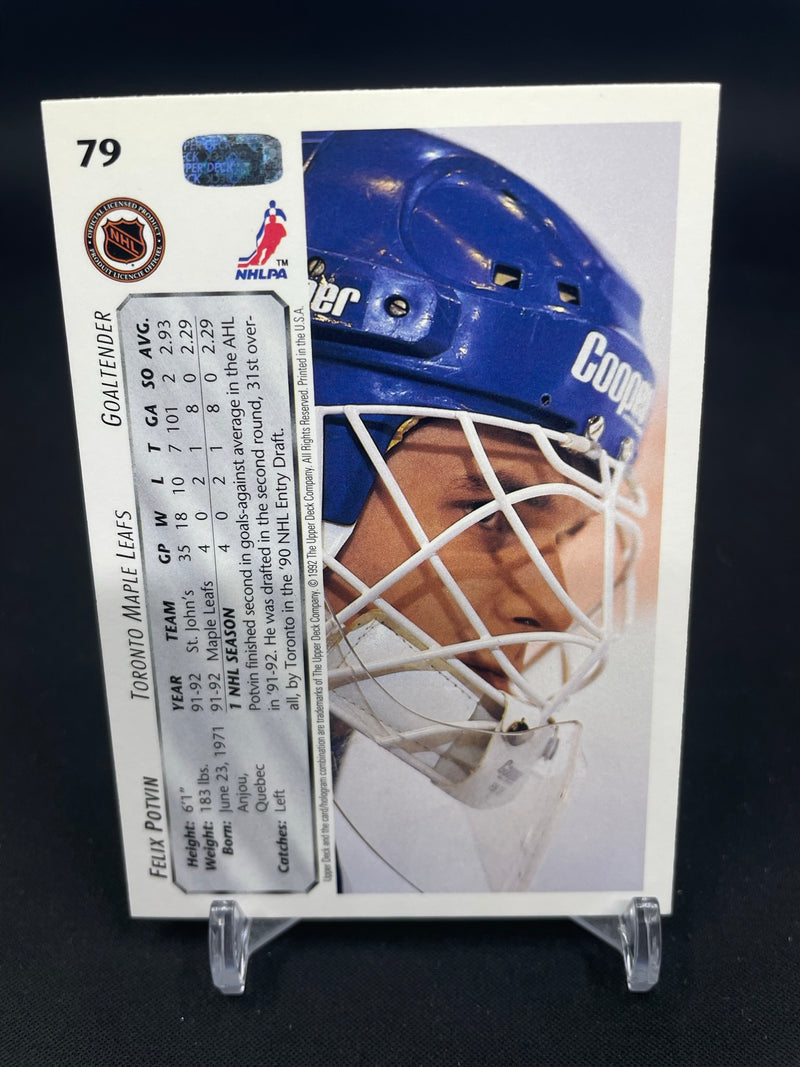 1992 UPPER DECK - F. POTVIN -