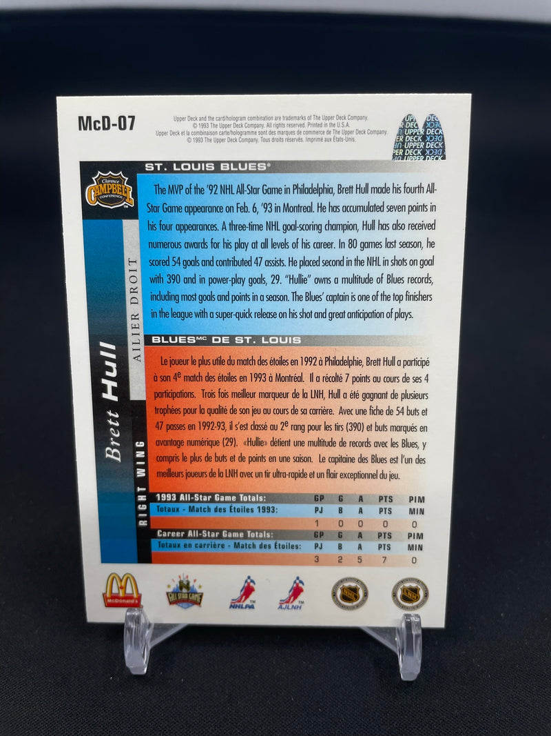 1993 UPPER DECK MCDONALDS - B. HULL -