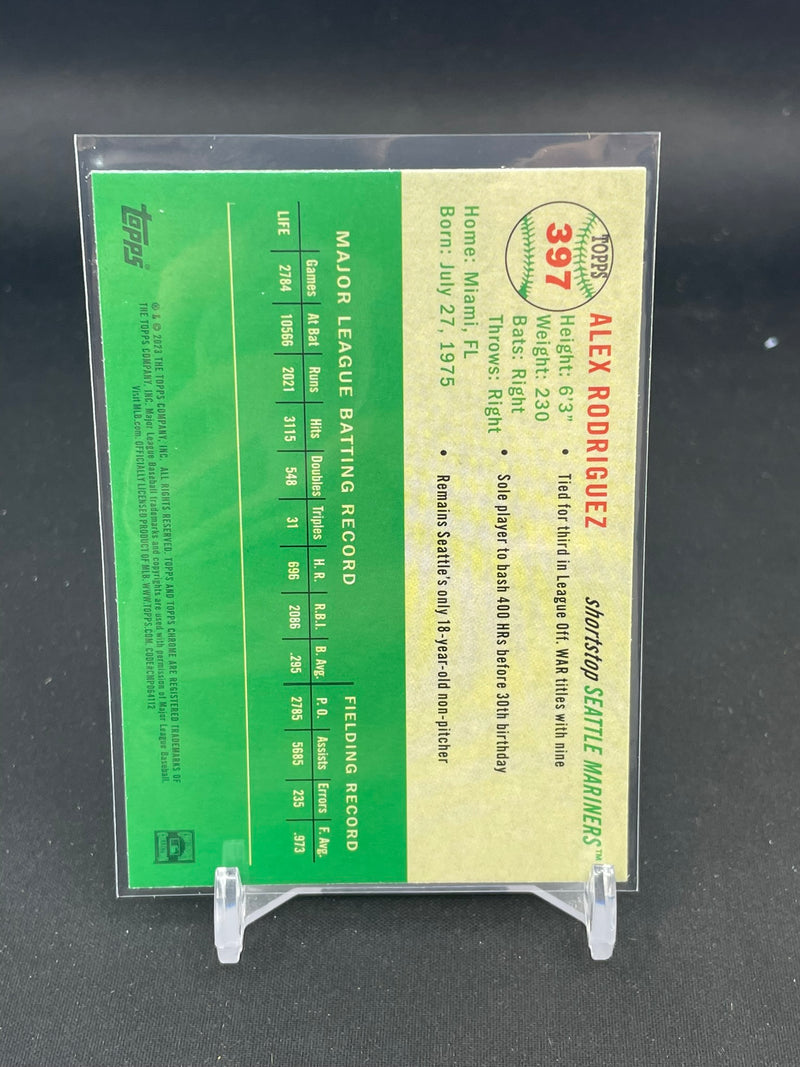 2023 TOPPS CHROME PLATINUM ANNIVERSARY - X-FRACTOR - A. RODRIGUEZ -