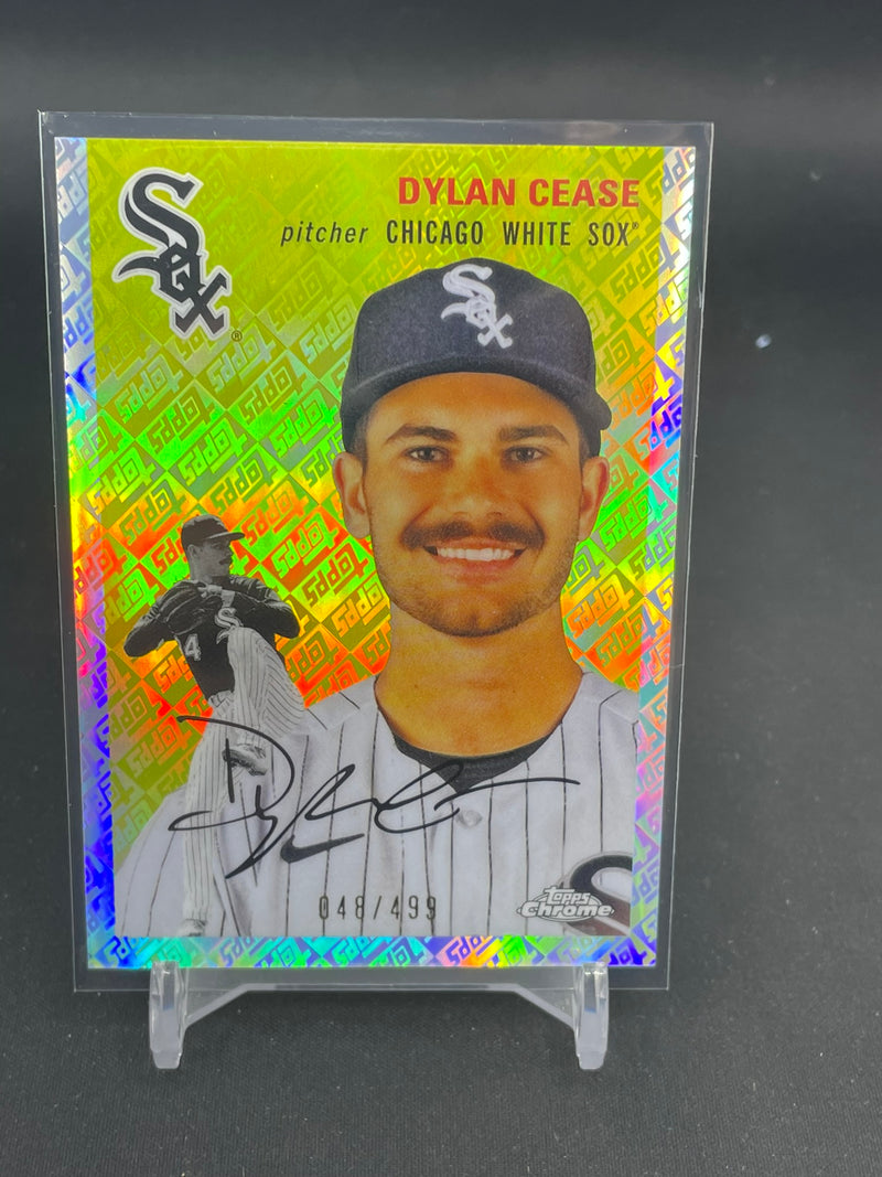 2023 TOPPS CHROME PLATINUM ANNIVERSARY - TOPPS REFRACTOR - D. CEASE - #232 - #'D/499