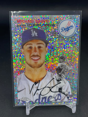 2023 TOPPS CHROME PLATINUM ANNIVERSARY - SPECKLE REFRACTOR - M. GROVE - #39 - #'D/150 - RC