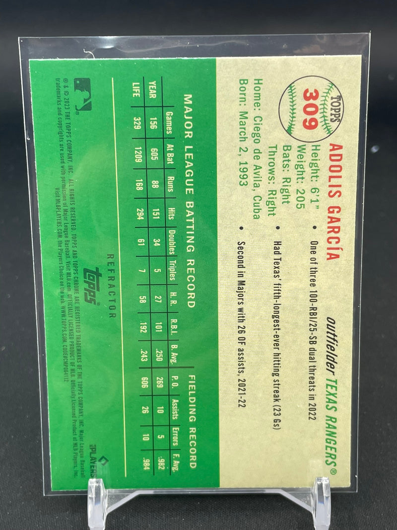 2023 TOPPS CHROME PLATINUM ANNIVERSARY - REFRACTOR - SINGLES - SELECT YOUR PLAYER