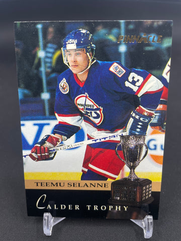 1993 SCORE PINNACLE - CALDER TROPHY - T. SELANNE - #222