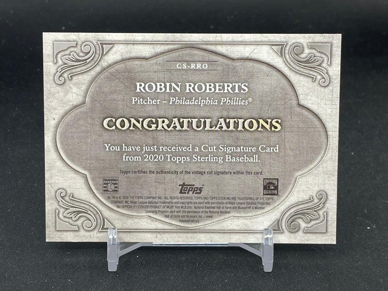 2020 TOPPS STERLING - CUT SIGNATURE - R. ROBERTS -