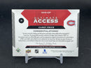 2019 UPPER DECK ULTIMATE - ULTIMATE ACCESS - C. PRICE - #UAA-CP - #'D/25 - RELIC - AUTOGRAPH
