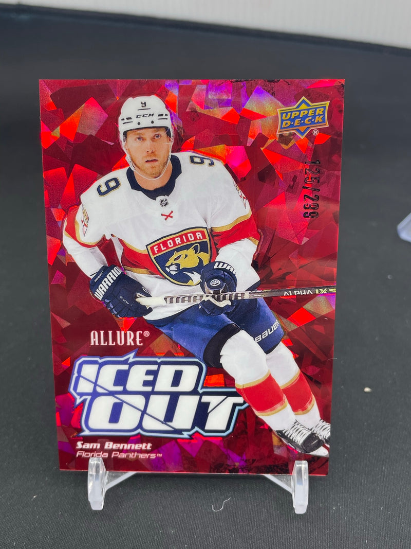 2022 UPPER DECK ALLURE - RED - ICED OUT - S. BENNETT - #IO-8 - #'D/299