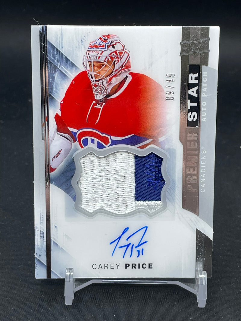 2015 UPPER DECK PREMIER - PREMIER STAR - C. PRICE - #S-CP - #'D/49 - RELIC - AUTOGRAPH