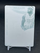 2013 PANINI IMMACULATE - INSIGNIAS PRINTING PLATE - CYAN PLATE - L. JAMES - #21 - #'D/1