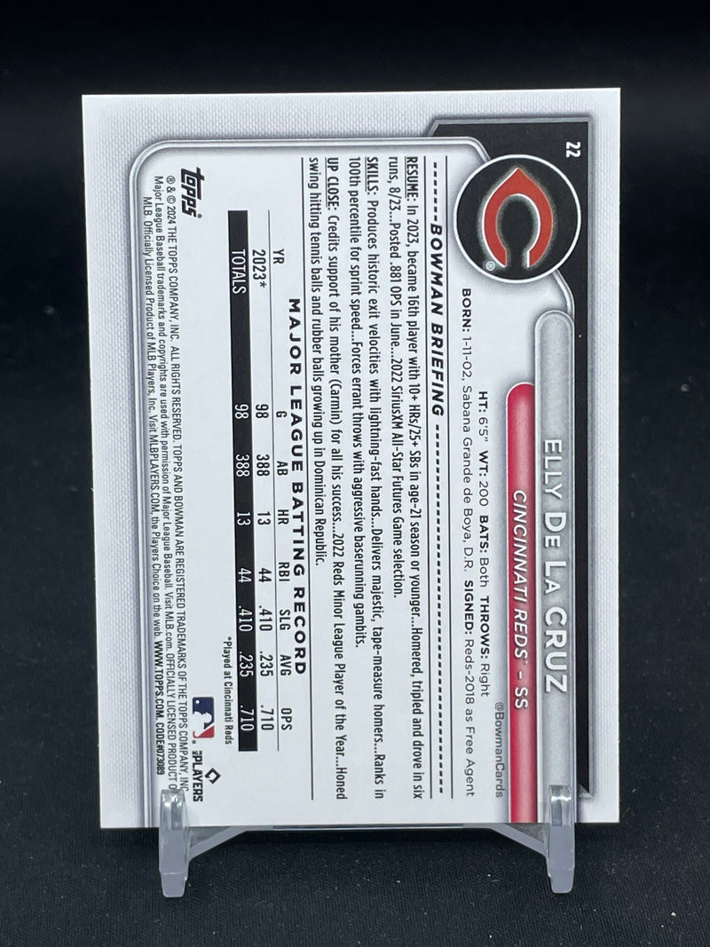 2024 TOPPS BOWMAN - E. DE LA CRUZ -