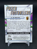 2023 TOPPS FINEST - RED - PRIZED FOOTBALLERS - K. DE BRUYNE - #PF-KD - #'D/5