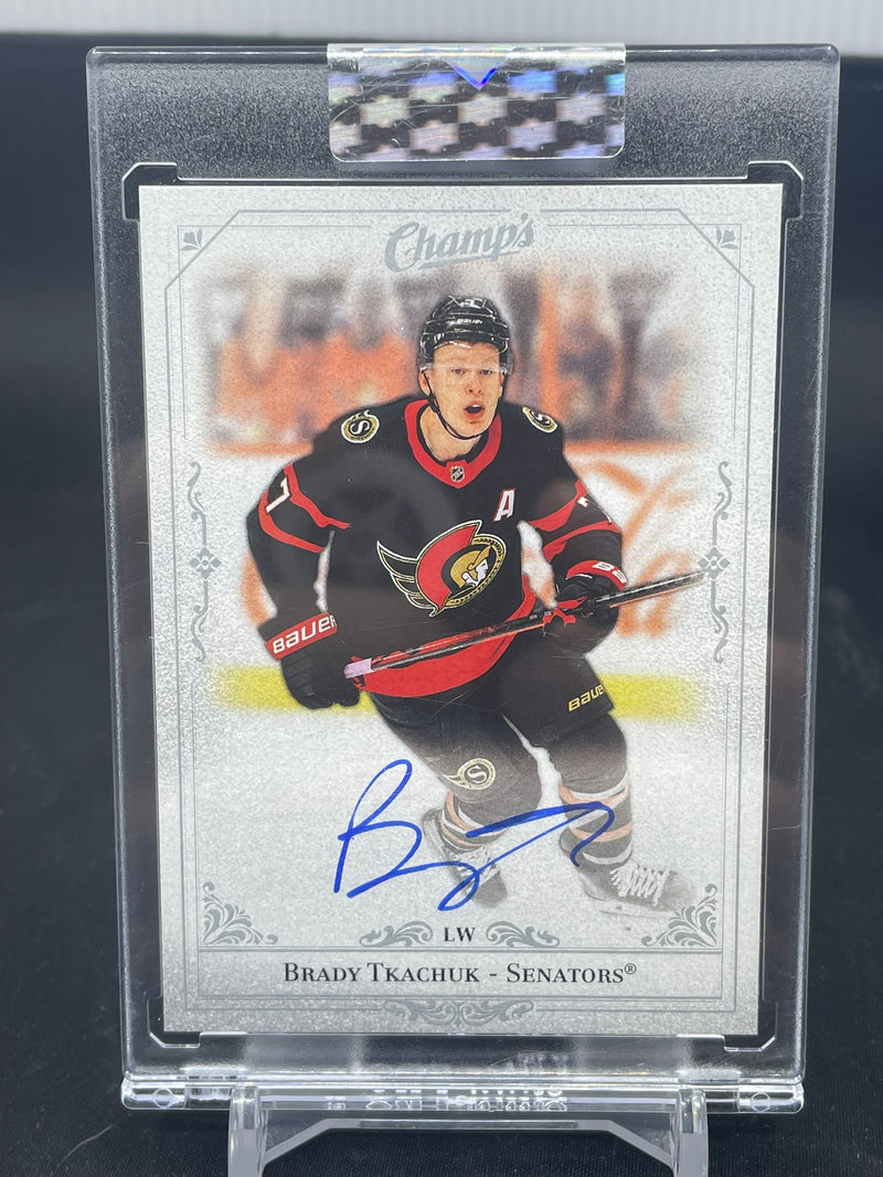 2020 UPPER DECK CLEAR CUT - CHAMP'S - B. TKACHUK -