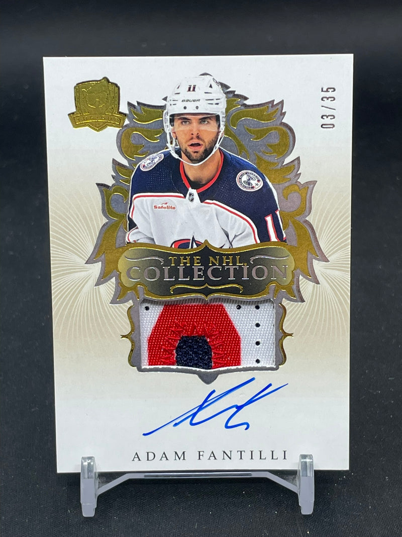 2023 UPPER DECK THE CUP - THE NHL COLLECTION - A. FANTILLI - #NHL-AF - #'D/35 - RELIC - AUTOGRAPH
