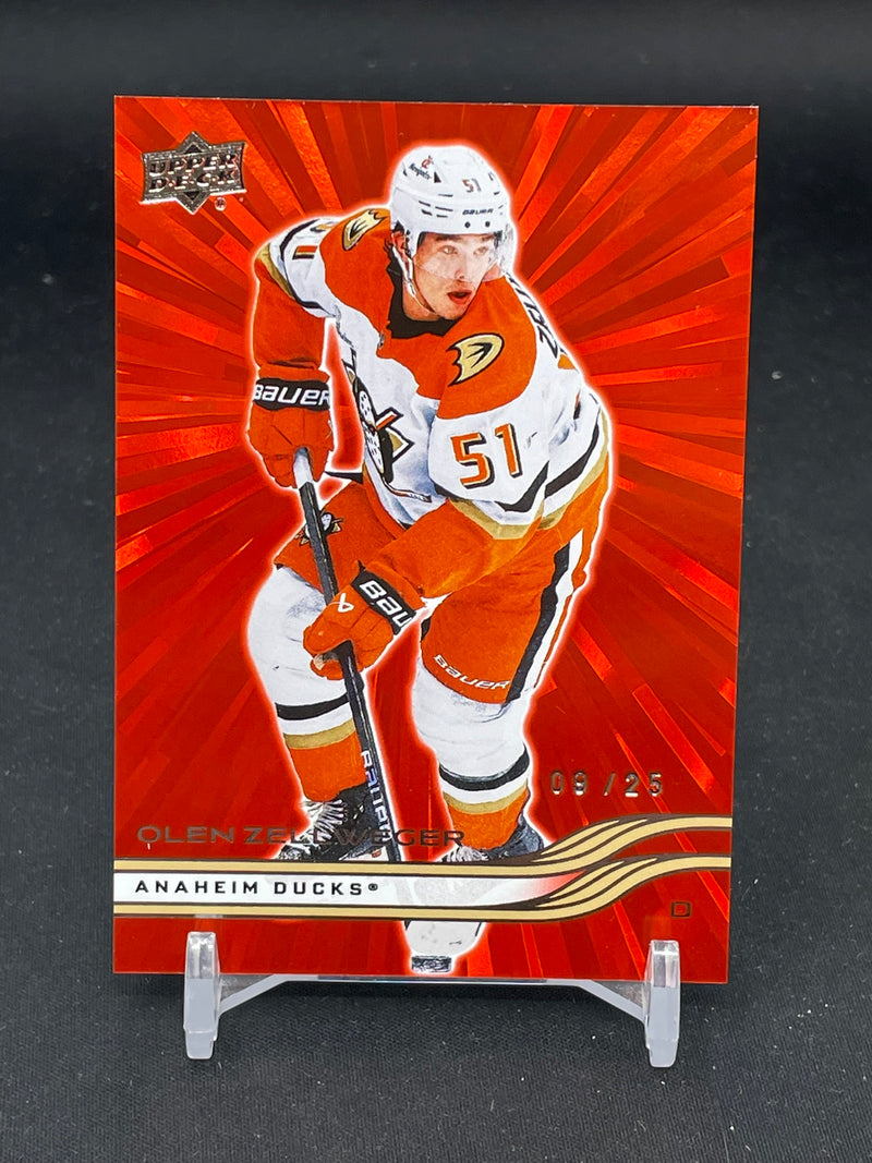 2025 UPPER DECK SERIES TWO - OUTBURST RED - O. ZELLWEGER - #251 - #'D/25