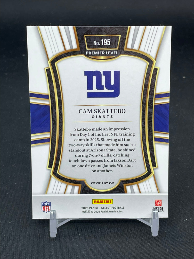2025 PANINI SELECT - ORANGE FLASH - C. SKATTEBO -