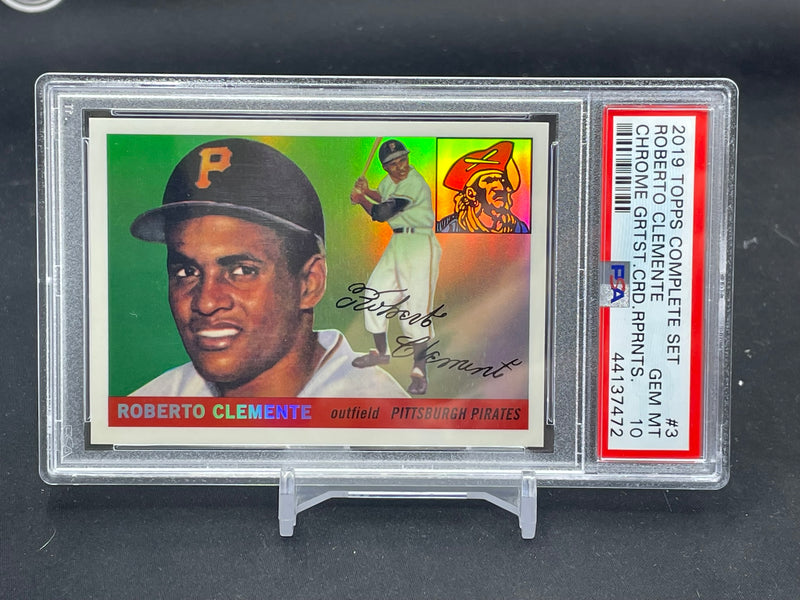 2019 TOPPS COMPLETE SET - CHROME GREATEST CARD REPRINTS - R. CLEMENTE -