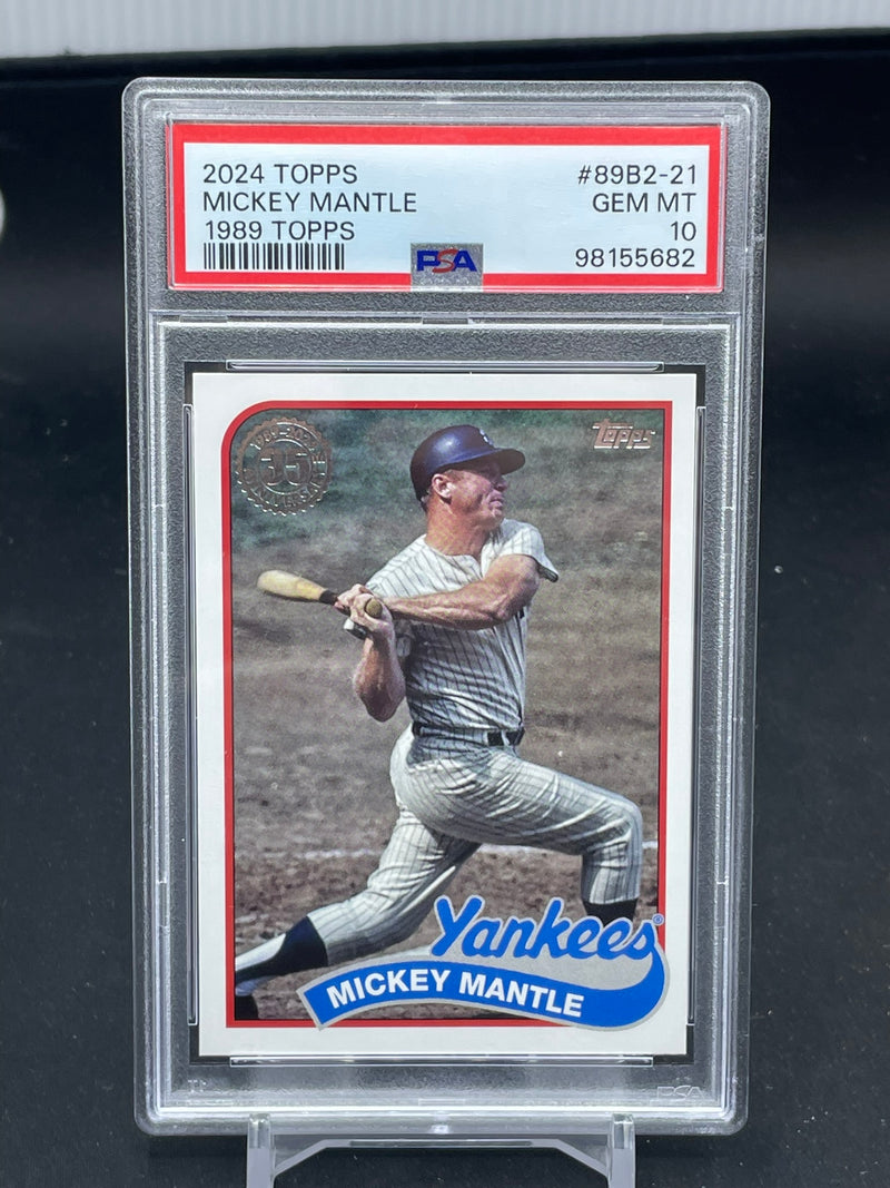 2024 TOPPS SERIES TWO - 1989 TOPPS ANNIVERSARY - M. MANTLE -