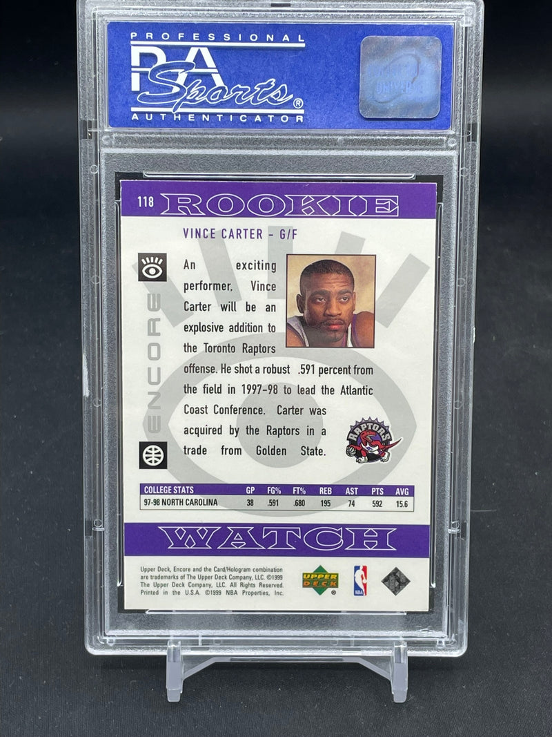 1998 UPPER DECK ENCORE - ROOKIE WATCH - V. CARTER -