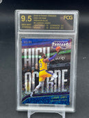 2018 PANINI THREADS - PREMIUM BLUE - HIGH OCTANE - L. JAMES - #5 - #'D/85 - FCG 9.5