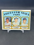 1972 TOPPS - ROOKIE STARS TWINS - V. ALBURY / R. DEMPSEY / J. STRICKLAND -